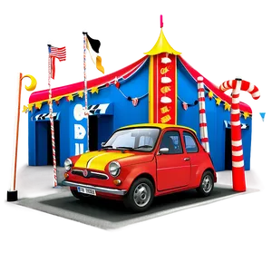 City Car Circus Png Dxe20 PNG Image