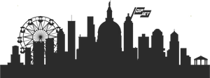 City Silhouette Skyline PNG Image