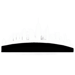 City Skyline PNG orn4 PNG with transparent background