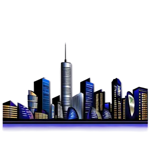 City Skyline Png Vds PNG Image