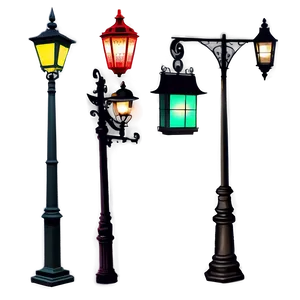 City Street Lights Png Vhr PNG Image