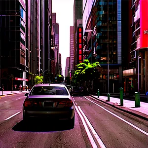 City Street Traffic Png Fiw15 PNG Image