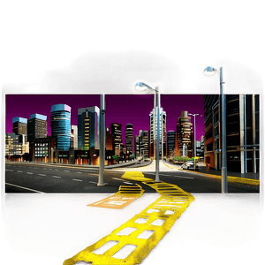 City Street View PNG 06112024 PNG image with transparent background