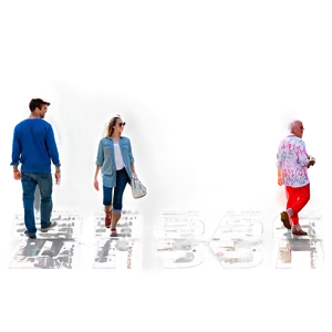 City Street Walking Png Hht19 PNG Image