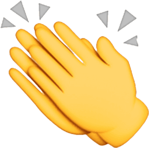 Clapping_ Hand_ Emoji PNG image with transparent background