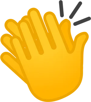 Clapping Hand Emoji PNG Image