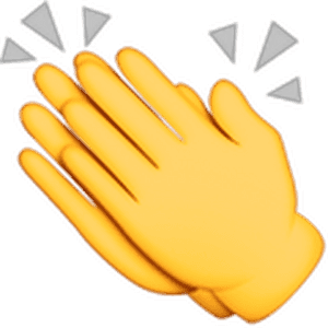 Clapping_ Hand_ Emoji PNG image with transparent background