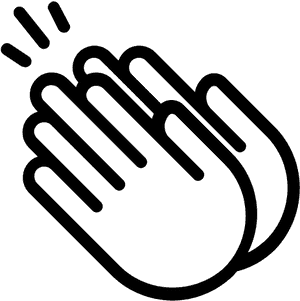 Clapping_ Hand_ Icon PNG image with transparent background