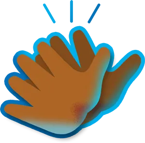 Clapping_ Hands_ Emoji_ Graphic PNG Image