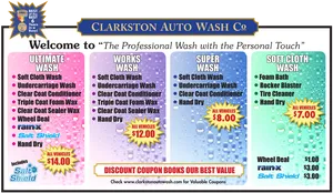 Clarkston Auto Wash Service Options PNG Image