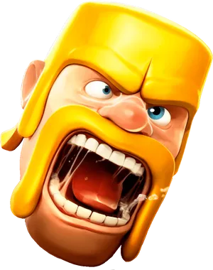 Clash Of Clans Character Logo PNG Image