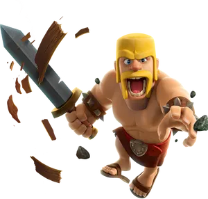 Clashof Clans Barbarian Rage PNG Image