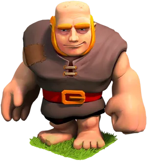 Clashof Clans Giant Character PNG Image