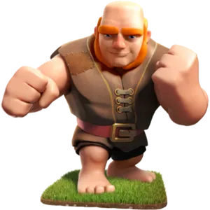 Clashof Clans Giant Character PNG Image