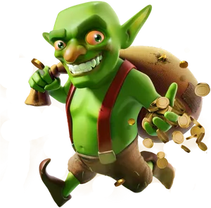 Clashof Clans Goblin Character PNG Image