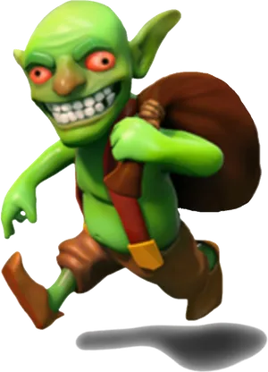 Clashof Clans Goblin Character PNG Image