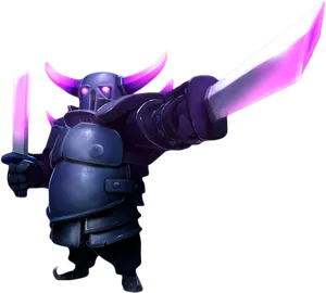 Clashof Clans P. E. K. K. A Character PNG Image