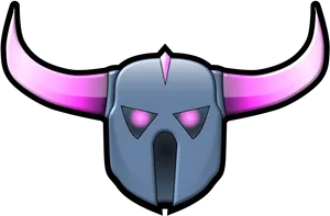 Clashof Clans P. E. K. K. A Helmet PNG Image