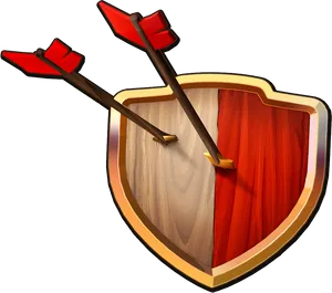 Clashof Clans Shield Logo PNG Image