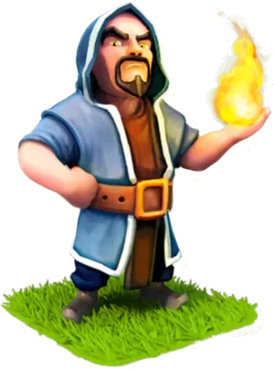 Clashof Clans Wizard Character PNG Image