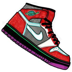 Classic Air Jordan Shoes PNG gdm PNG image with transparent background