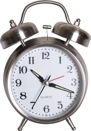 Classic Alarm Clock PNG Image