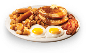 Clip Art Breakfast Pic - Fatburger Canada Breakfast, HD Png Download PNG image with transparent background