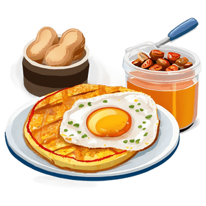 Classic American Breakfast PNG 24 PNG image with transparent background