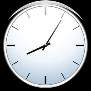 Classic Analog Clock PNG image with transparent background
