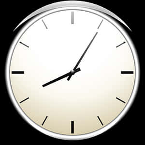 Classic Analog Clock PNG image with transparent background