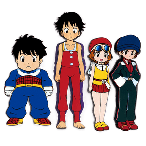 Classic Anime Characters PNG ohi15 PNG image with transparent background