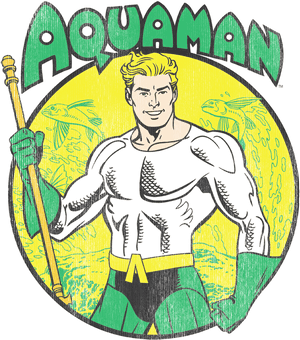 Transparent Aquaman Png - Aquaman Retro, Png Download PNG image with transparent background