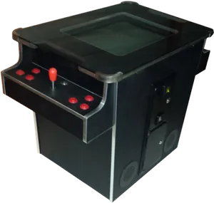 Classic Arcade Cabinet Design PNG Image