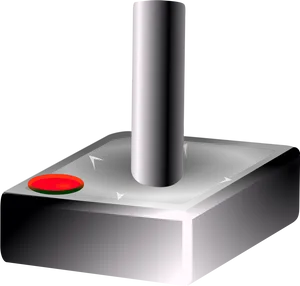 Classic Arcade Joystick3 D Render PNG Image