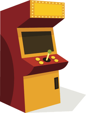 Joystick Clipart Arcade - Arcade Machine Clipart, HD Png Download PNG with transparent background
