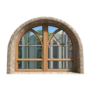 Classic Arch Window Png 06122024 PNG Image