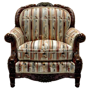 Classic Armchair Design Png 06262024 PNG Image