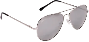 Classic Aviator Sunglasses Style PNG Image