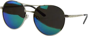 Classic Aviator Sunglasses Transparent Background PNG Image