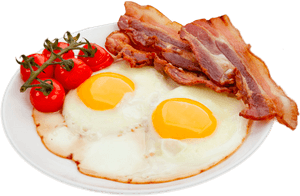 Clip Art Bacon Egg And Cheese - Oeuf Sur Le Plat Au Lard, HD Png Download PNG image with transparent background