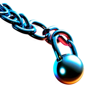 Classic Ball And Chain Outline Png 85 PNG Image