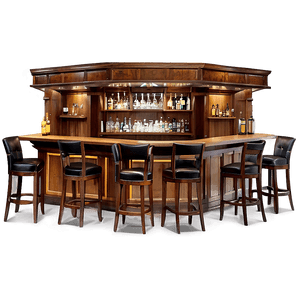 Classic Bar Interior Design PNG 13 PNG image with transparent background