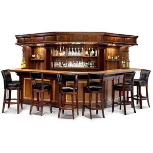 Classic Bar Interior Design Png 13 PNG Image