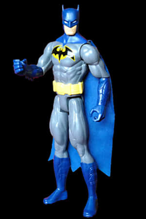 Classic Batman Action Figure PNG image with transparent background