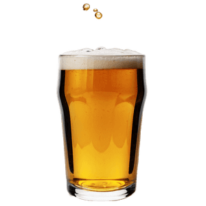 Classic Beer Pint PNG tik PNG image with transparent background