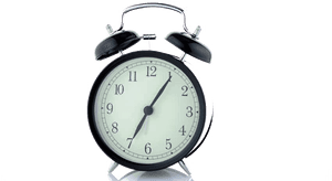 Alarm Clock Png Background - Clock With White Background, Transparent Png PNG