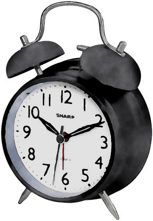 Alarm Clocks Clip Art Portable Network Graphics Bedside - Free Alarm Clock Png, Transparent Png PNG