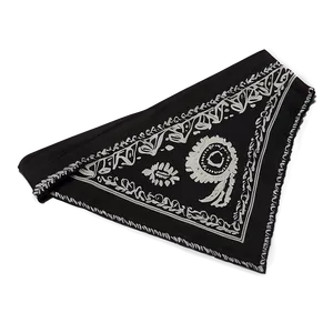 Classic Black Bandana Png 10 PNG Image