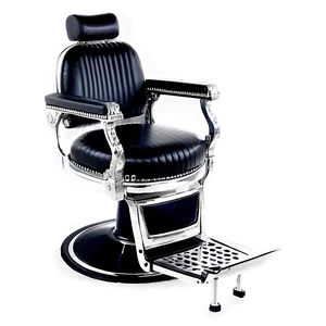 Classic Black Barber Chair Png 06282024 PNG Image