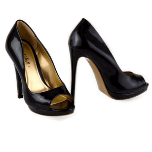 Classic Black Heels PNG 06122024 PNG with transparent background